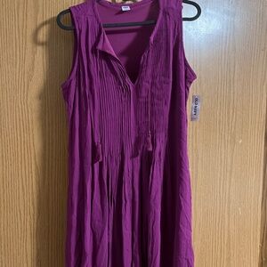 Bohemian purple sundress nwt